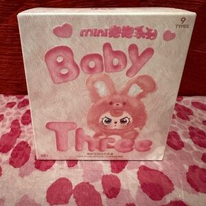 Mini Baby Three Plush Doll - Pink